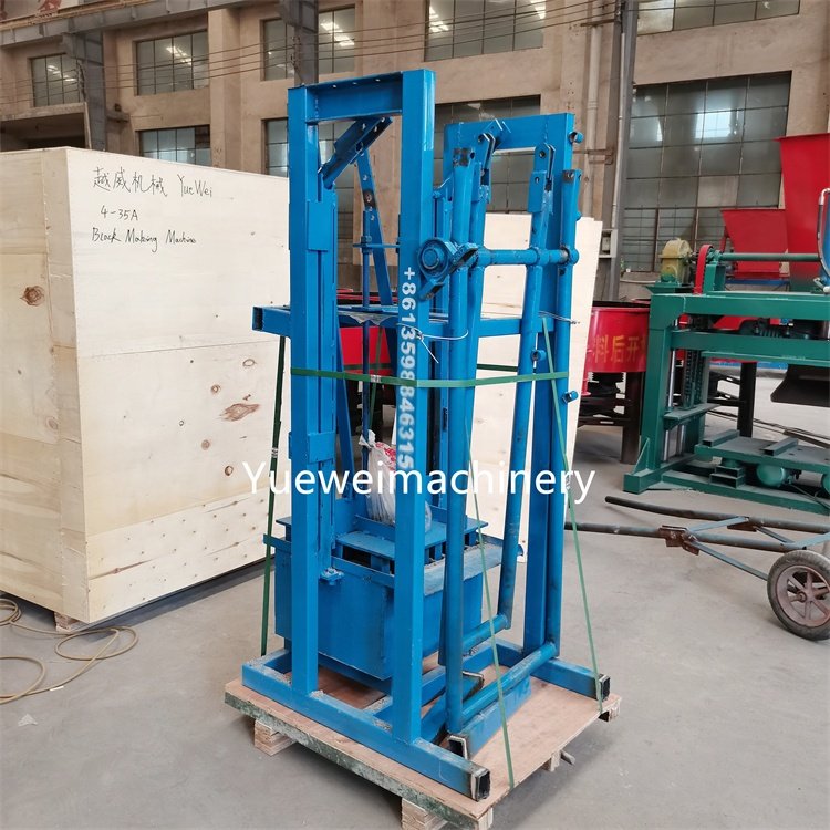 Cheap manual interlocking cement hollow solid block brick making machine hot selling