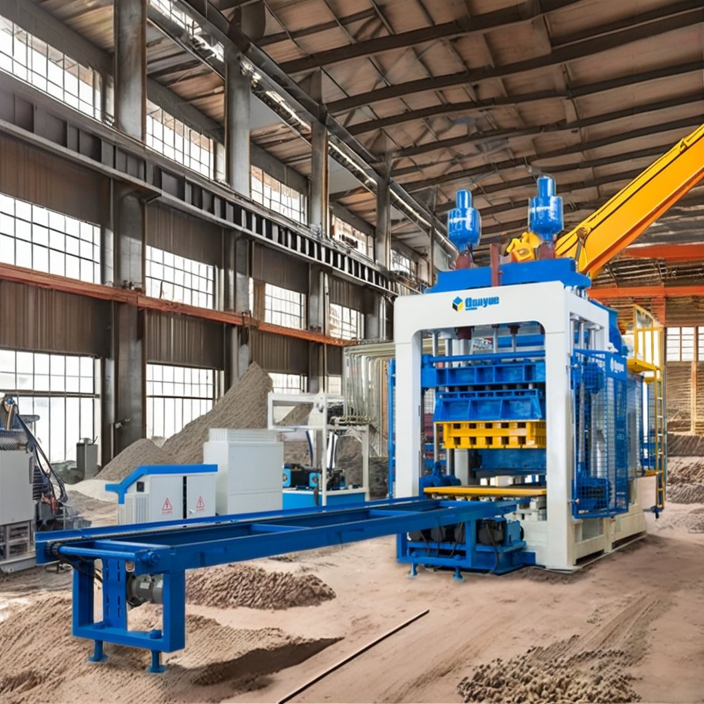 large capacity hollow block machine for sale hydraulic brick making machine cement interlocking paver block machine qt1815