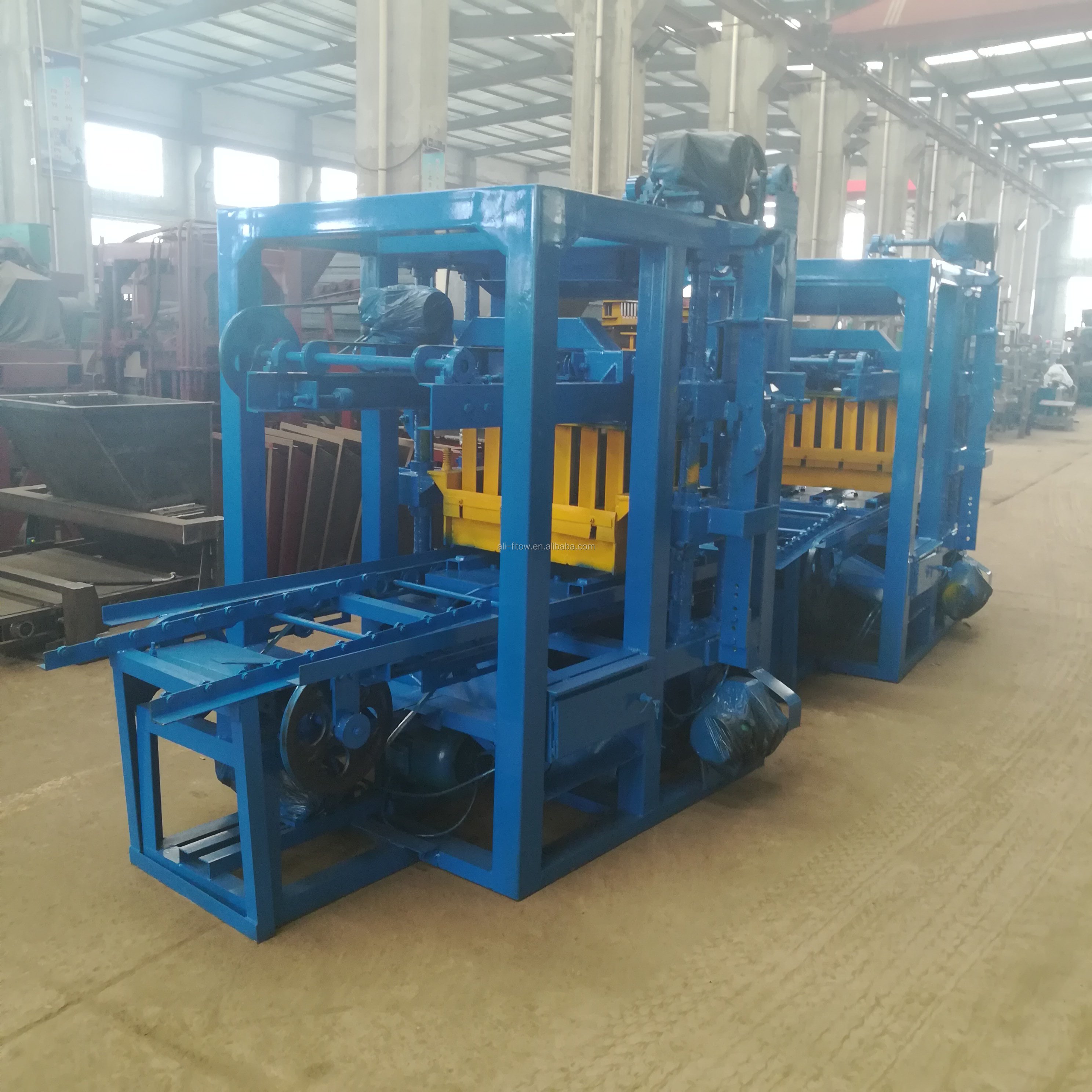 malaysia simple design manual operated interlocking brick making machine