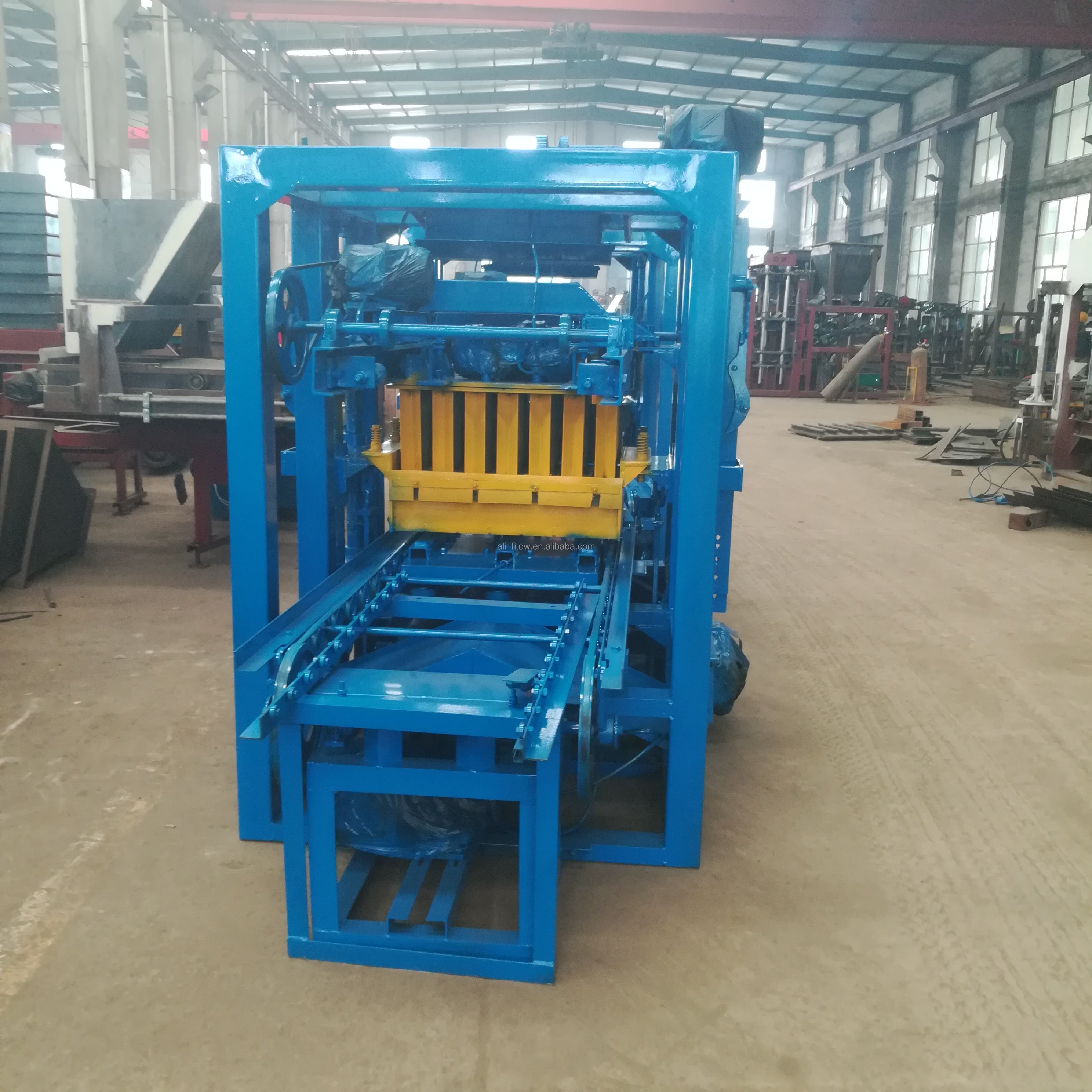 malaysia simple design manual operated interlocking brick making machine