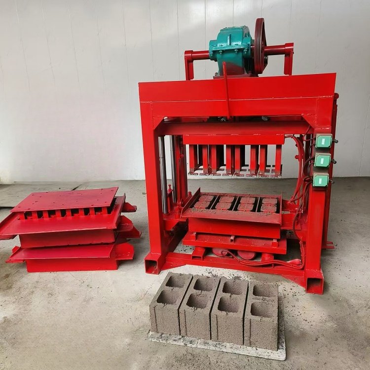 Low Price Paver Automatic Cement Concrete Hollow Block Brick Making Machinery