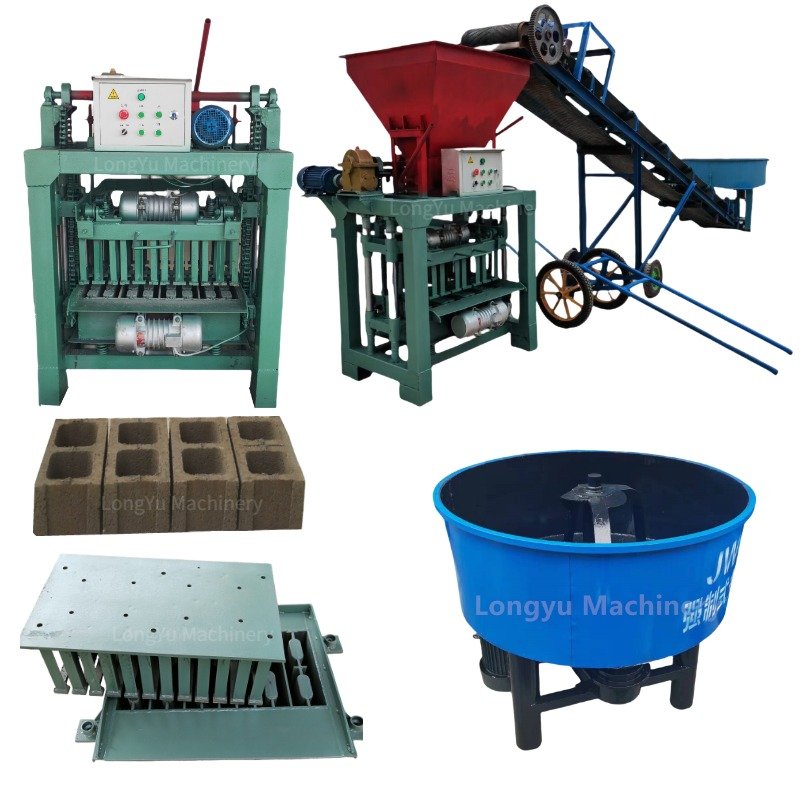 Hotsale cement brick machine production line Hollow blocks Concrete brick making machine
