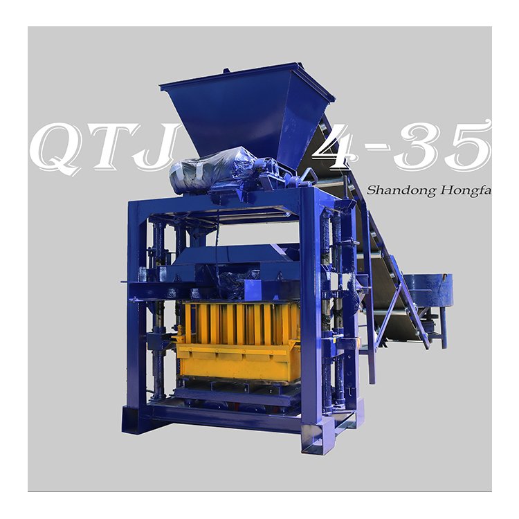 QTJ4-35 brick making machinery price for cement brick production machines in algeria