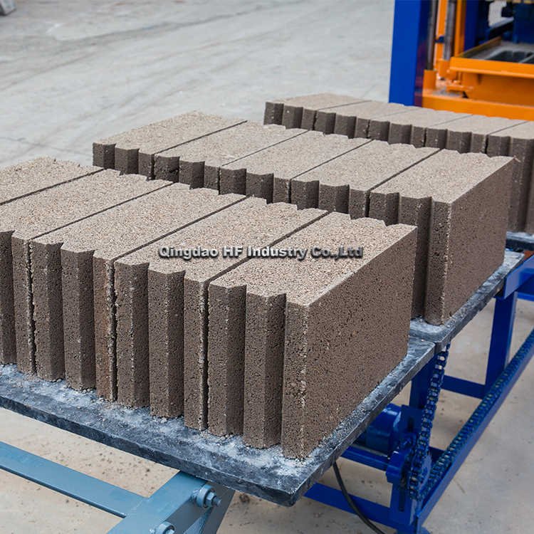 QT4-25 Hollow Block Making Machine Concrete Automatic Block Bricks Diesel Engine Interlocking Brick Making Machine Global 3500