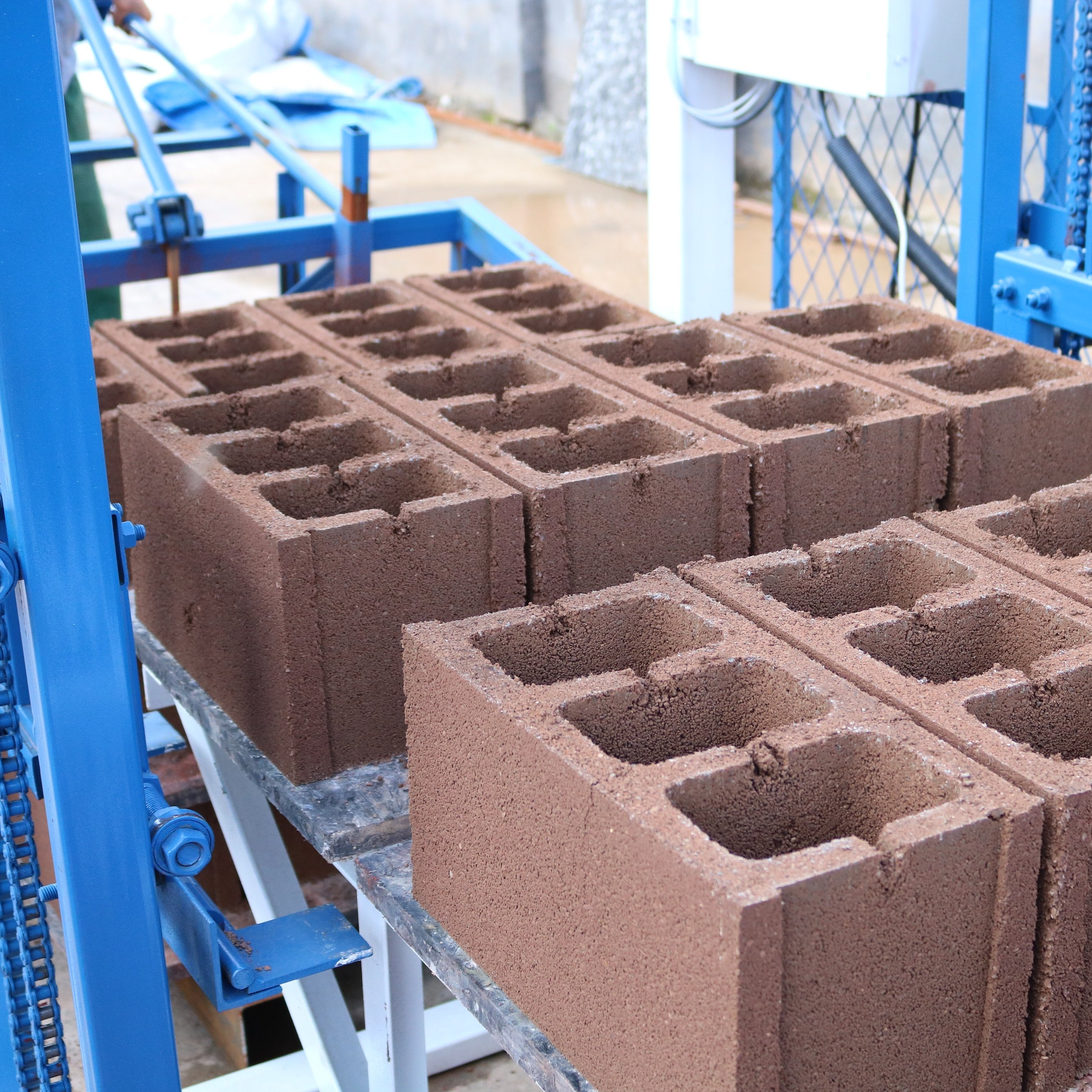 brick machine Qtj4-18 Fully Automated Paver Block Brick Making Machinery