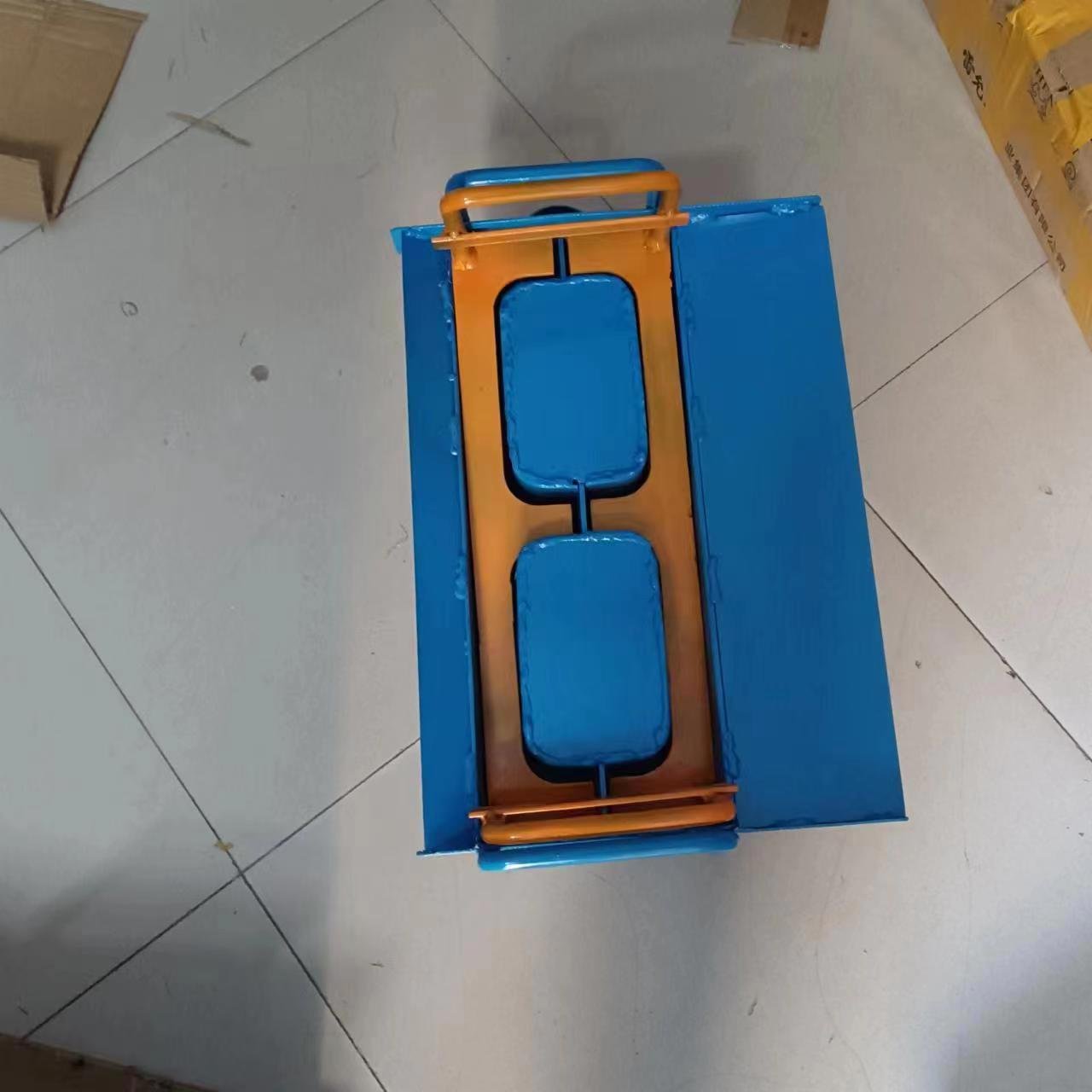 Movable manual cement block making machine hollow bricks making machinery price