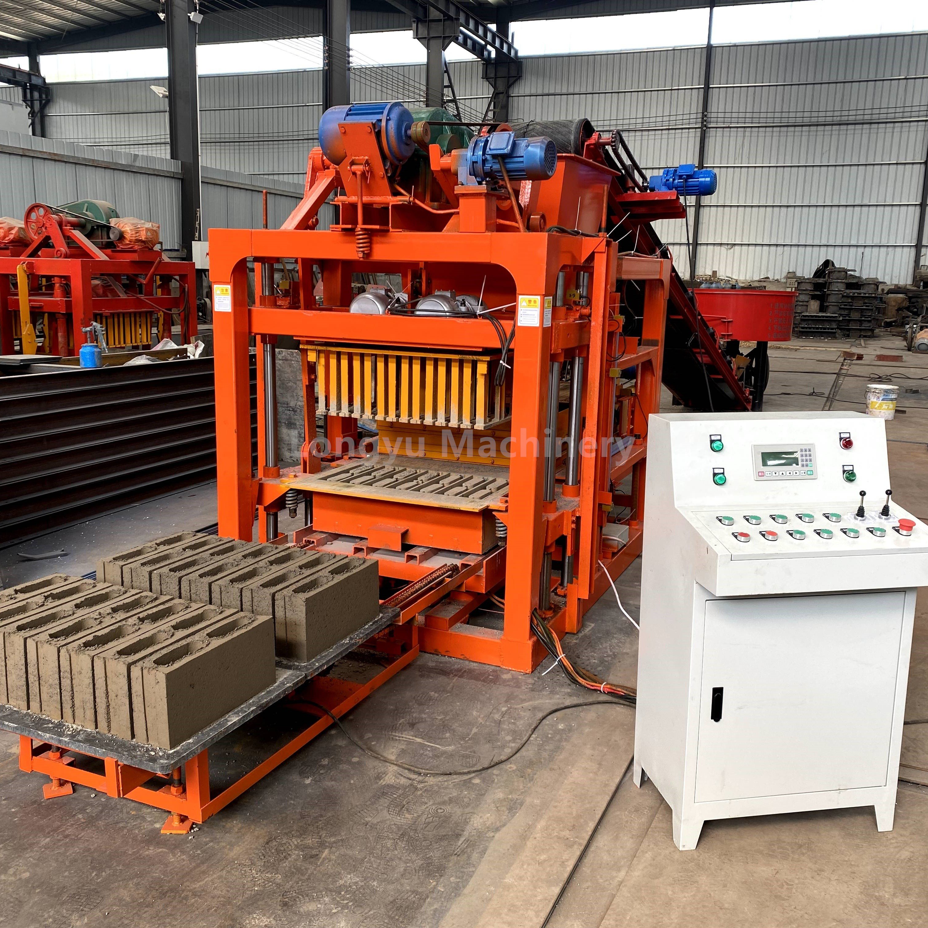 full automatic block making machine Pull type Colored Cement hollow brick Solid brick making machinery concrete block machine