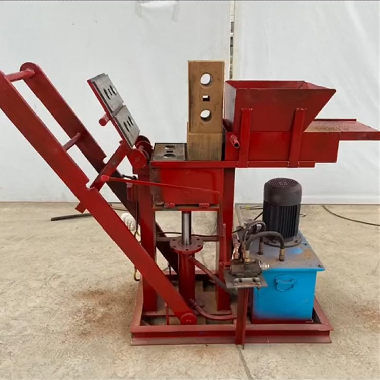 Earth Mud Clay Eco Adobe Interlocking Block Brick Making Machine Hydraulic Automatic Compressed Earth Brick Machine