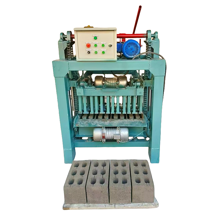 Hot sale fully automatic hydraulic small brick making machine interlocking hollow paving cement block forming machine