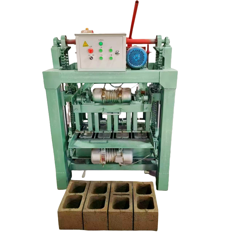 Hot sale fully automatic hydraulic small brick making machine interlocking hollow paving cement block forming machine