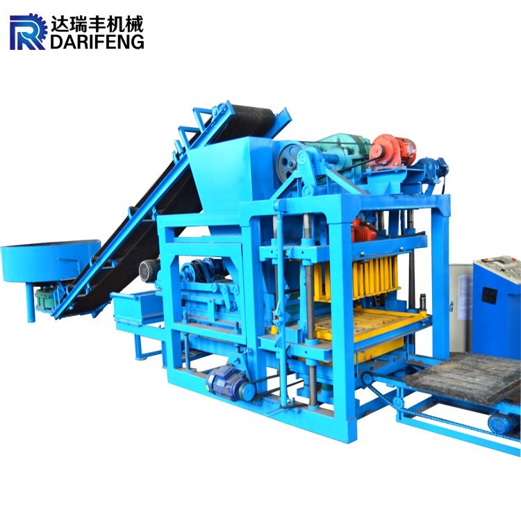 House building brick equipment QTJ4-25 concrete paving block making machine in philippines