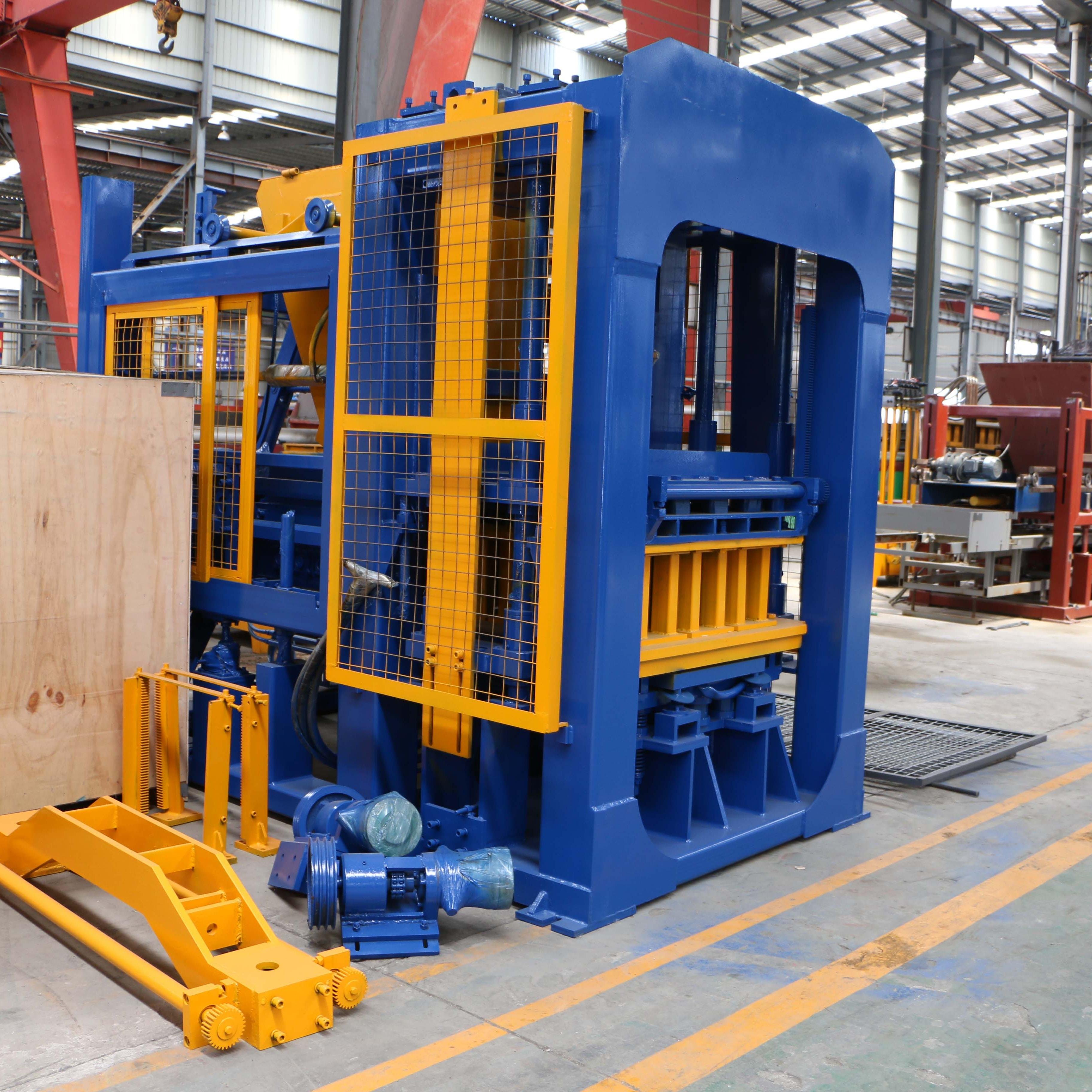 Ronglain Machine brick making machine QT6-15 automatic concrete brick layer sale for
