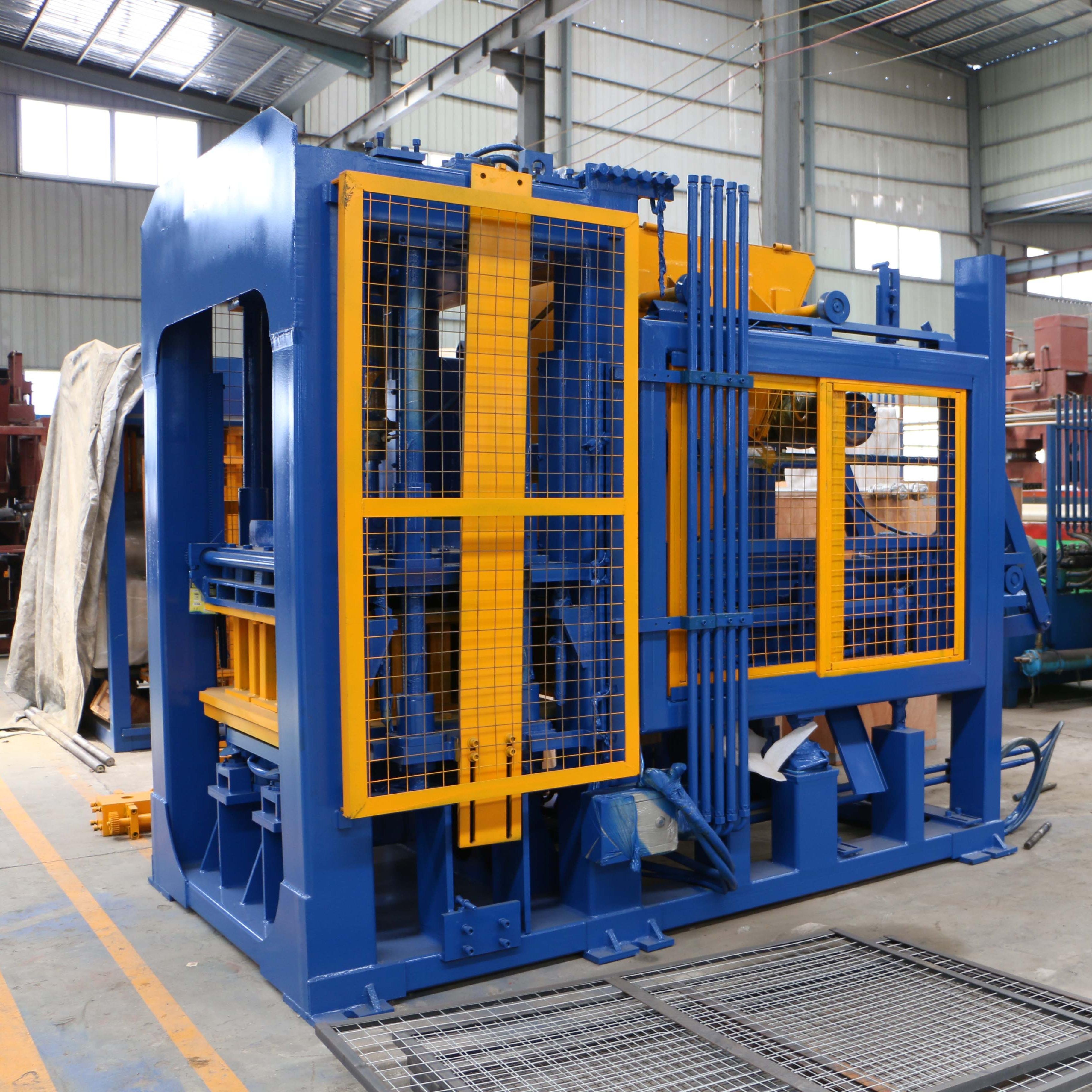 Ronglain Machine brick making machine QT6-15 automatic concrete brick layer sale for