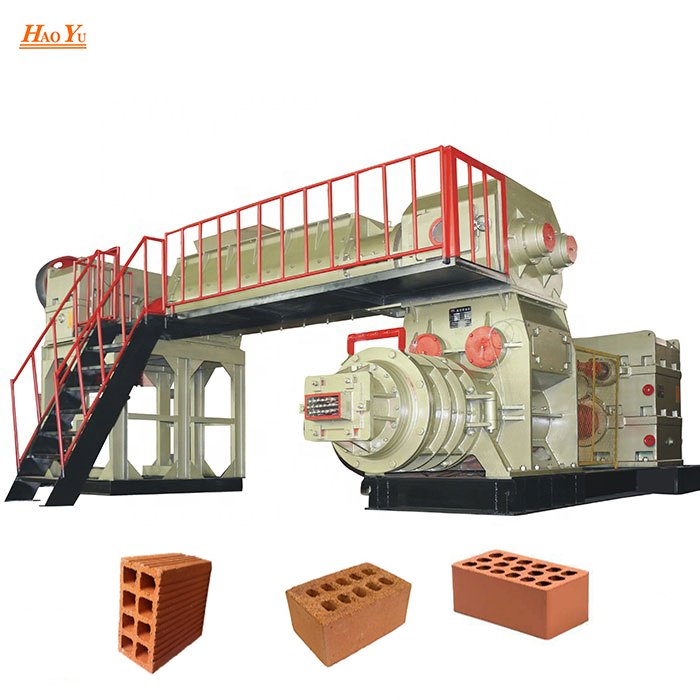 fully -automatic Vaccum extruder double stage clay brick making machine Ceramic terracotta clay facing bricks for curtain wall