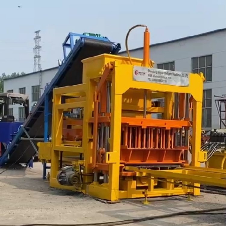 Hot Sale Automatic Hollow Block Making Machine Interlocking Cement Brick Making Machinery