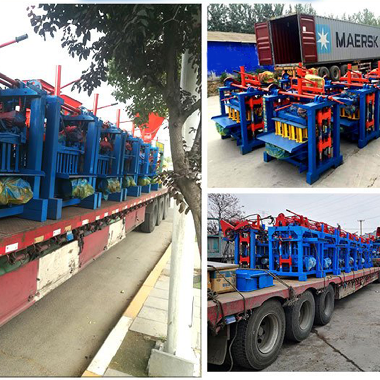 4-35 concrete brick making machine price semi-automatic cement hollow block making machine