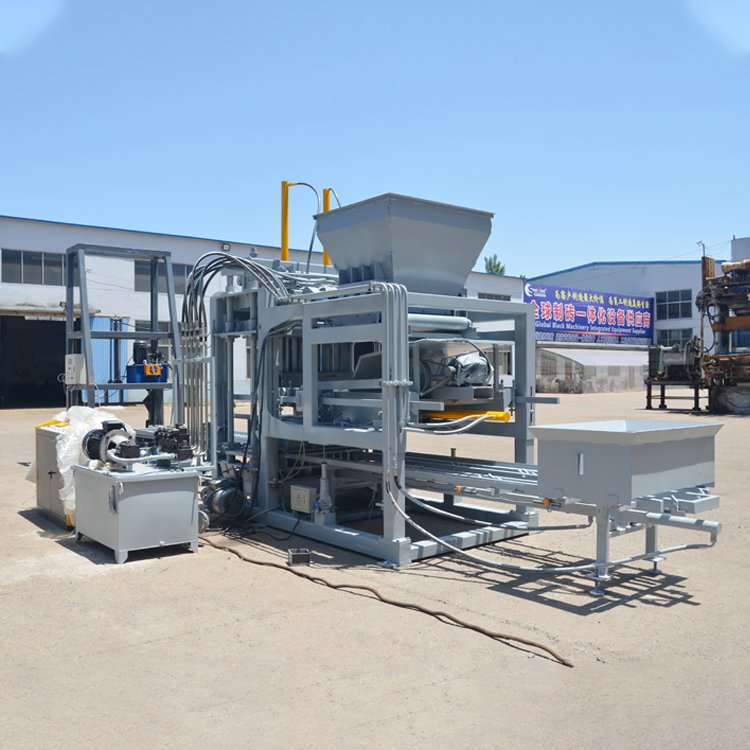 Automatic Paver Brick Cement Block Making Machine QT7-15 Concrete brick Machine for Engine Blocks Global 3500