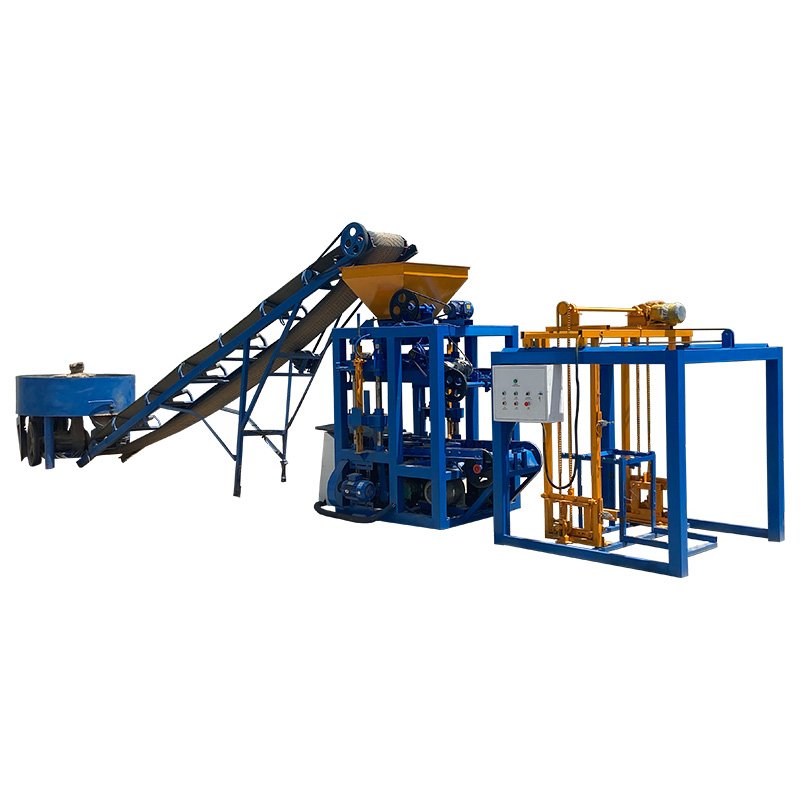 Qtj4-24 Paver Concrete Cement Brick Making Machinery Machine De Fabrication De Blocs