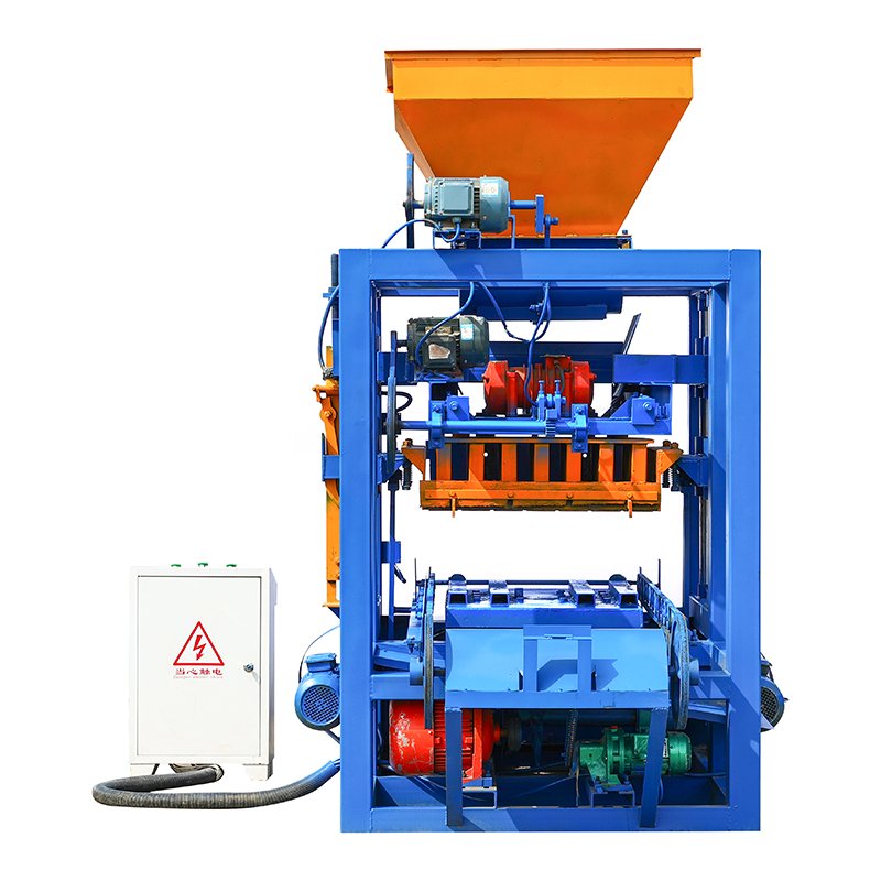 Qtj4-24 Paver Concrete Cement Brick Making Machinery Machine De Fabrication De Blocs