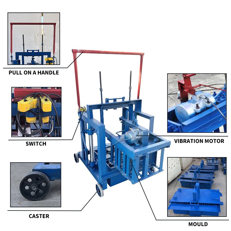 Manual Hand Mold Brick Making Machine Brick Force Making Machine