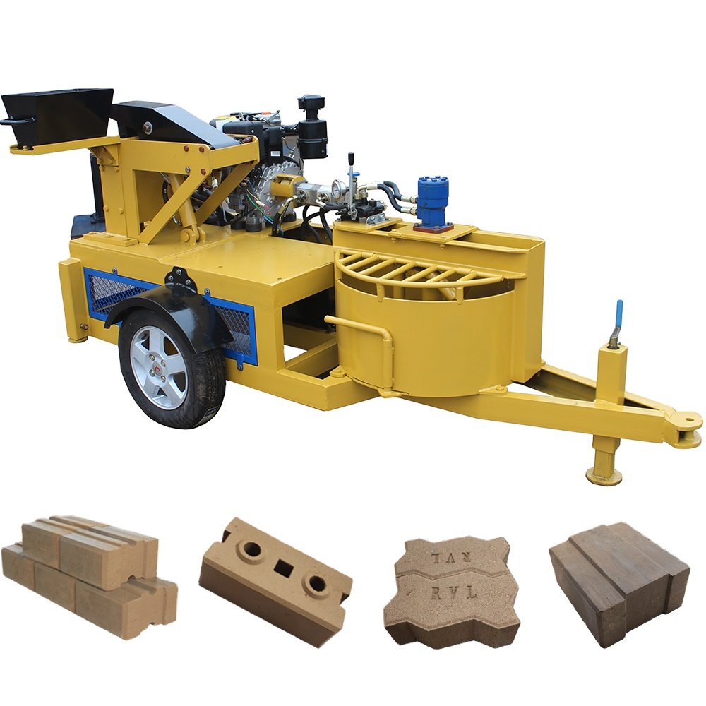 WT1-20M Brick Making Machine Prices South Africa Hydroform Brick Machine Interlocking Brick Making Machine