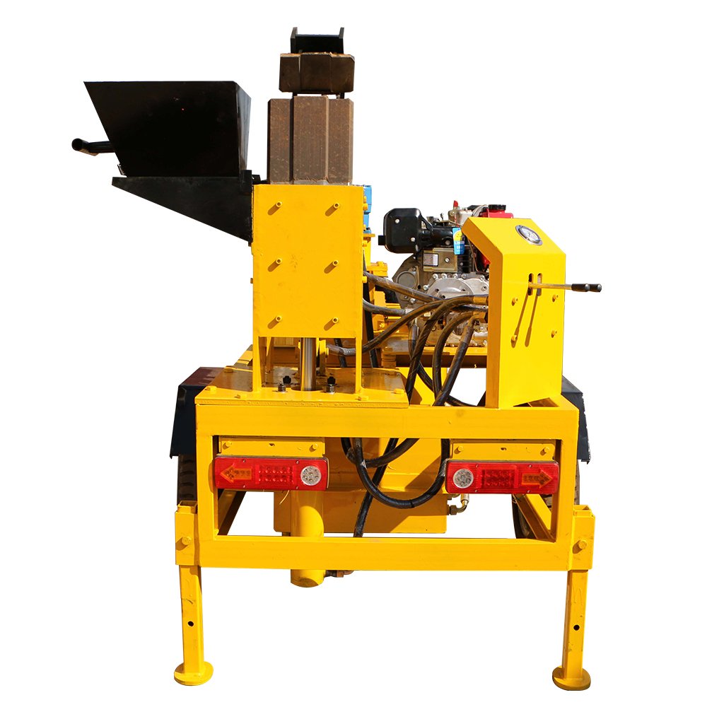 hand operated interlock clay brick making machine