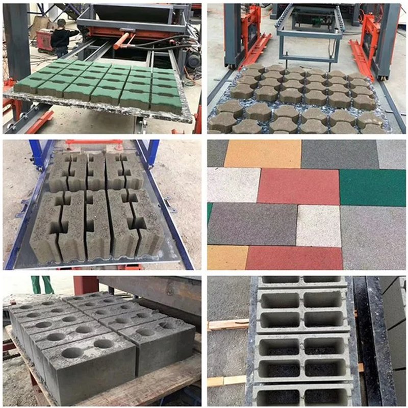 Face Brick Making Machine Automatic Block Machine Clay Bricks Machine For Production Of Mud Bricks
