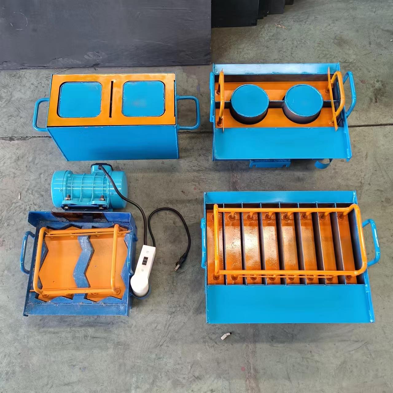 cement interlocking brick making machinery hollow block making machine