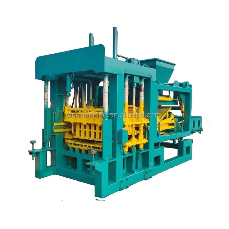 qt8-15 Full automatic concrete block interlocking solid fly ash brick factory garden brick making machinery