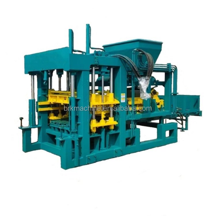 qt8-15 Full automatic concrete block interlocking solid fly ash brick factory garden brick making machinery