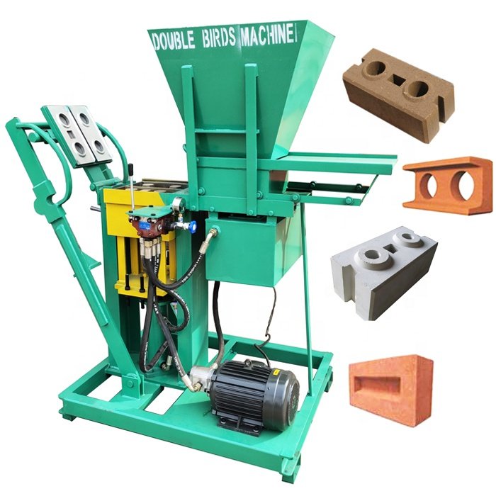 China Clay Mud Interlocking Brick Making Machinery Price