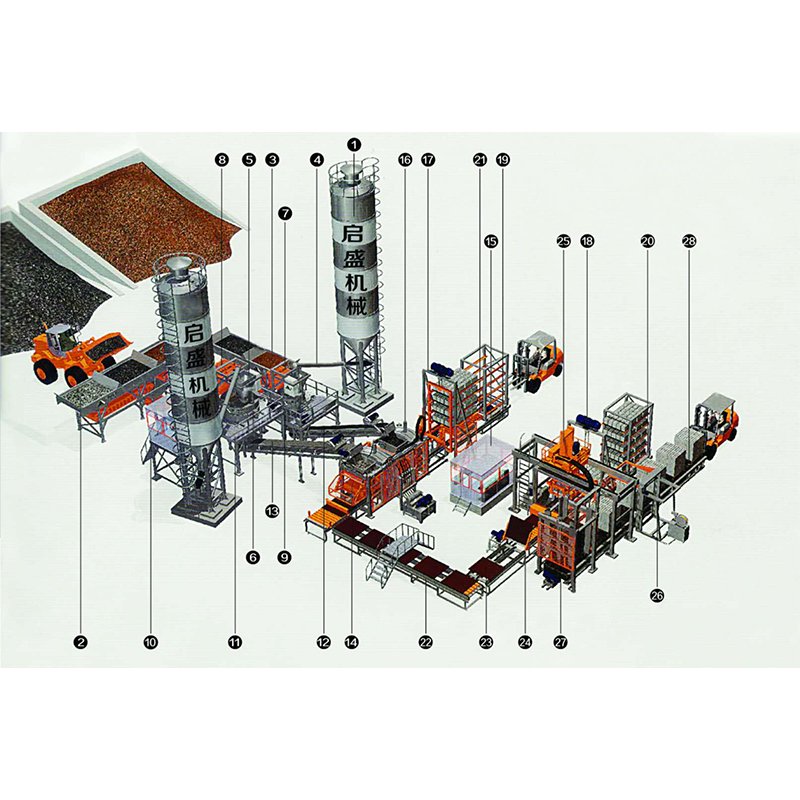 Concrete Block Clamp Brick Making Machinery For Small Business