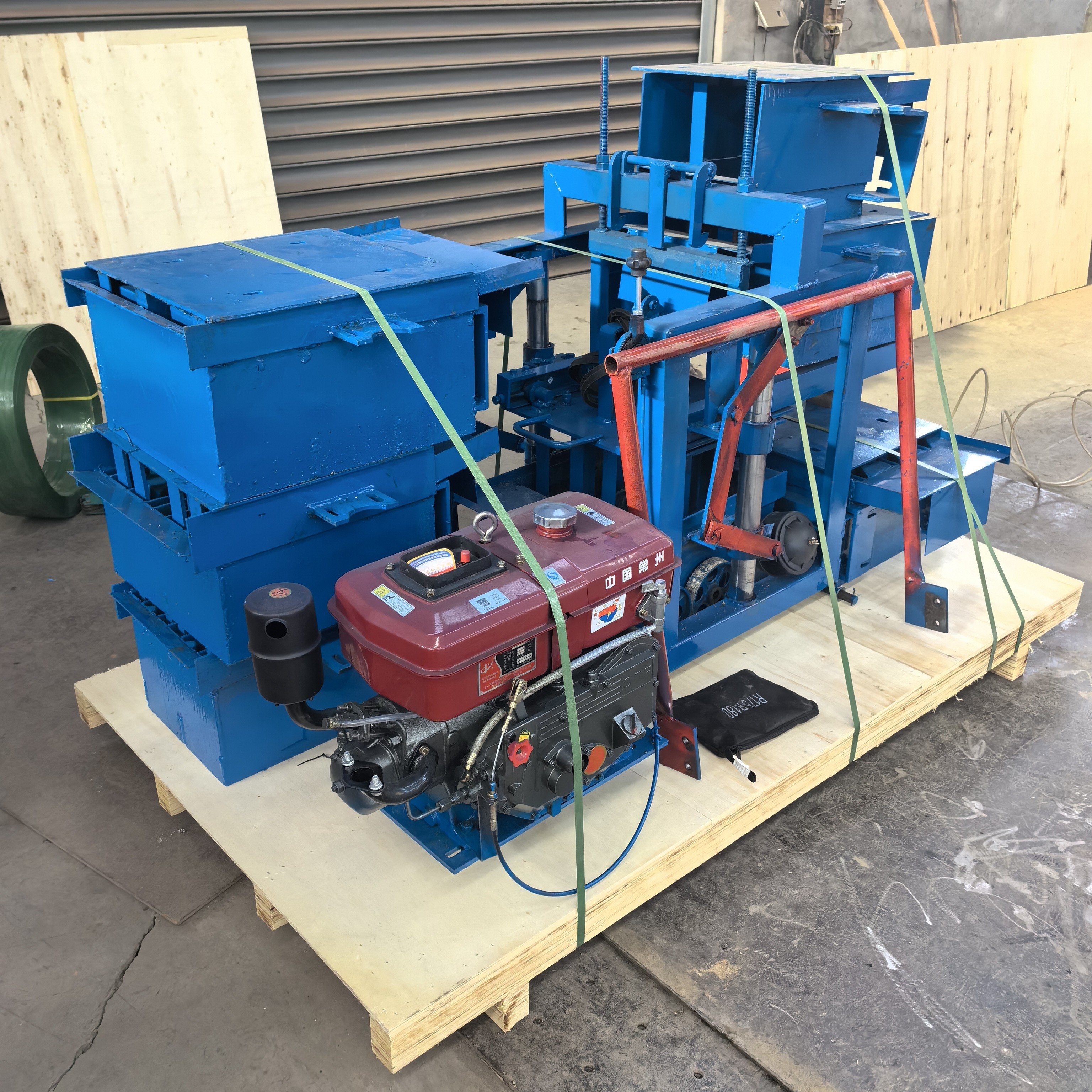 2-45D Diesel Brick Making Machine Semi-Automatic Movable Simple Structure Concrete Cement Clay Block mold Bearing Core