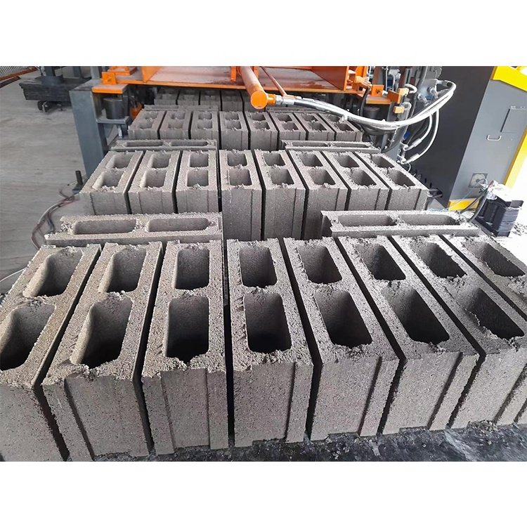 QT6-15 hollow block machine cement brick making machine price, concrete machine block to make money