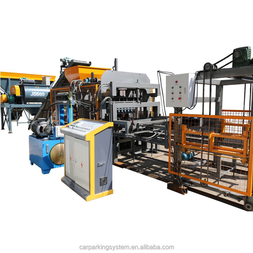 cheap price QT4-15E Block making machine automatic Building brick making machine Paver Concrete Brick Block Making Machine