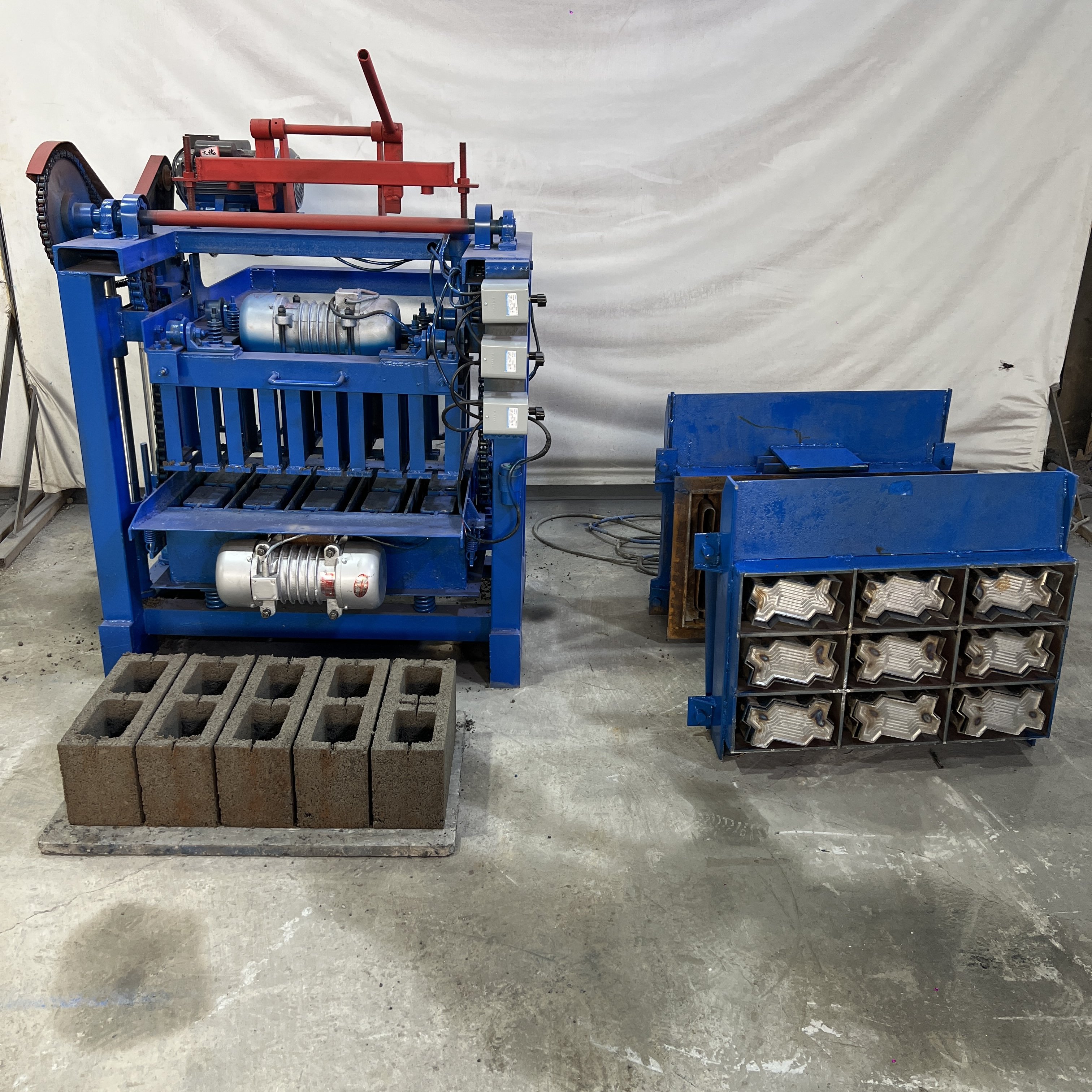 Large Scale Brick Making Machine Hydraulic Press Brick Making Machine Face Brick Making Machine