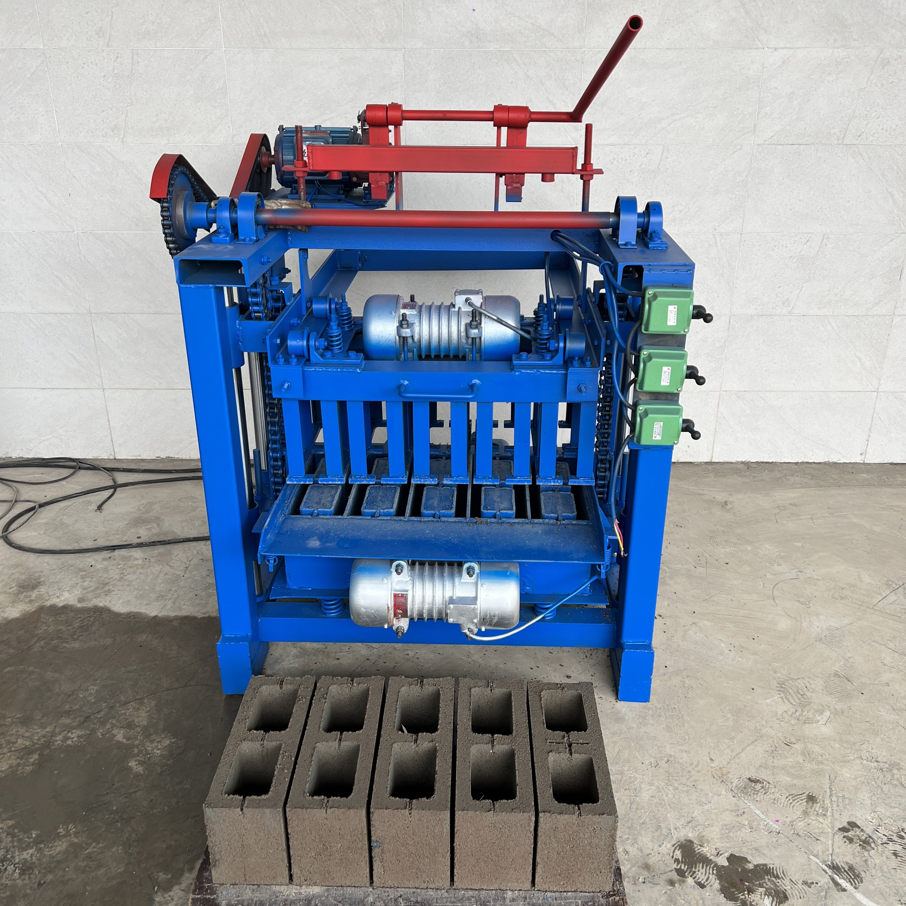 Large Scale Brick Making Machine Hydraulic Press Brick Making Machine Face Brick Making Machine