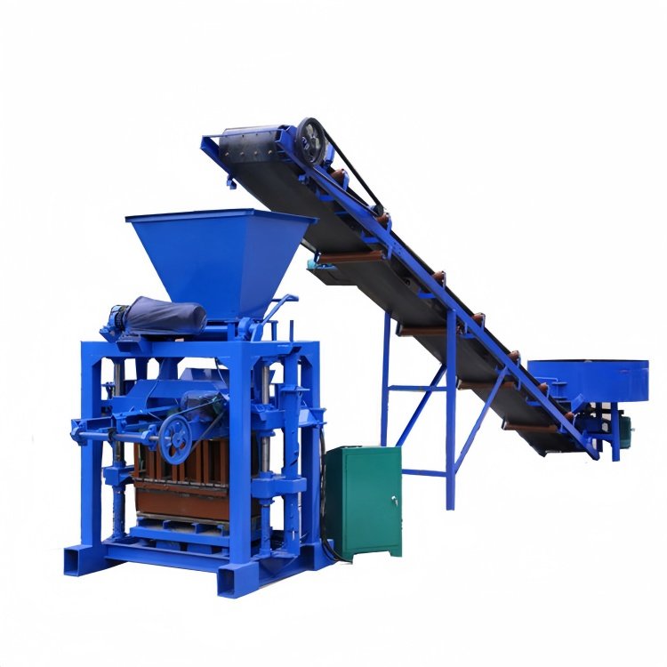 Paving Block Machine Price QT4-24 Automatic Cement Concrete Interlocking Hollow Block Brick Making Machine