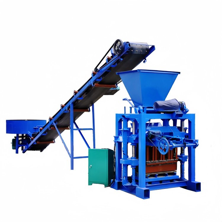 Paving Block Machine Price QT4-24 Automatic Cement Concrete Interlocking Hollow Block Brick Making Machine
