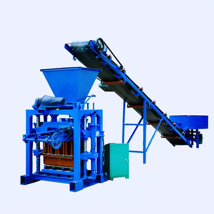Paving Block Machine Price QT4-24 Automatic Cement Concrete Interlocking Hollow Block Brick Making Machine