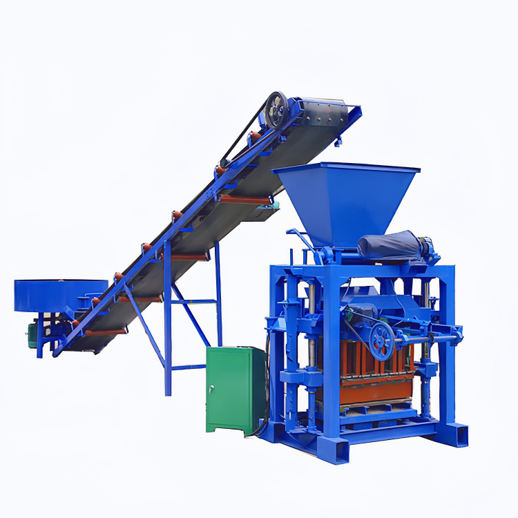 Paving Block Machine Price QT4-24 Automatic Cement Concrete Interlocking Hollow Block Brick Making Machine