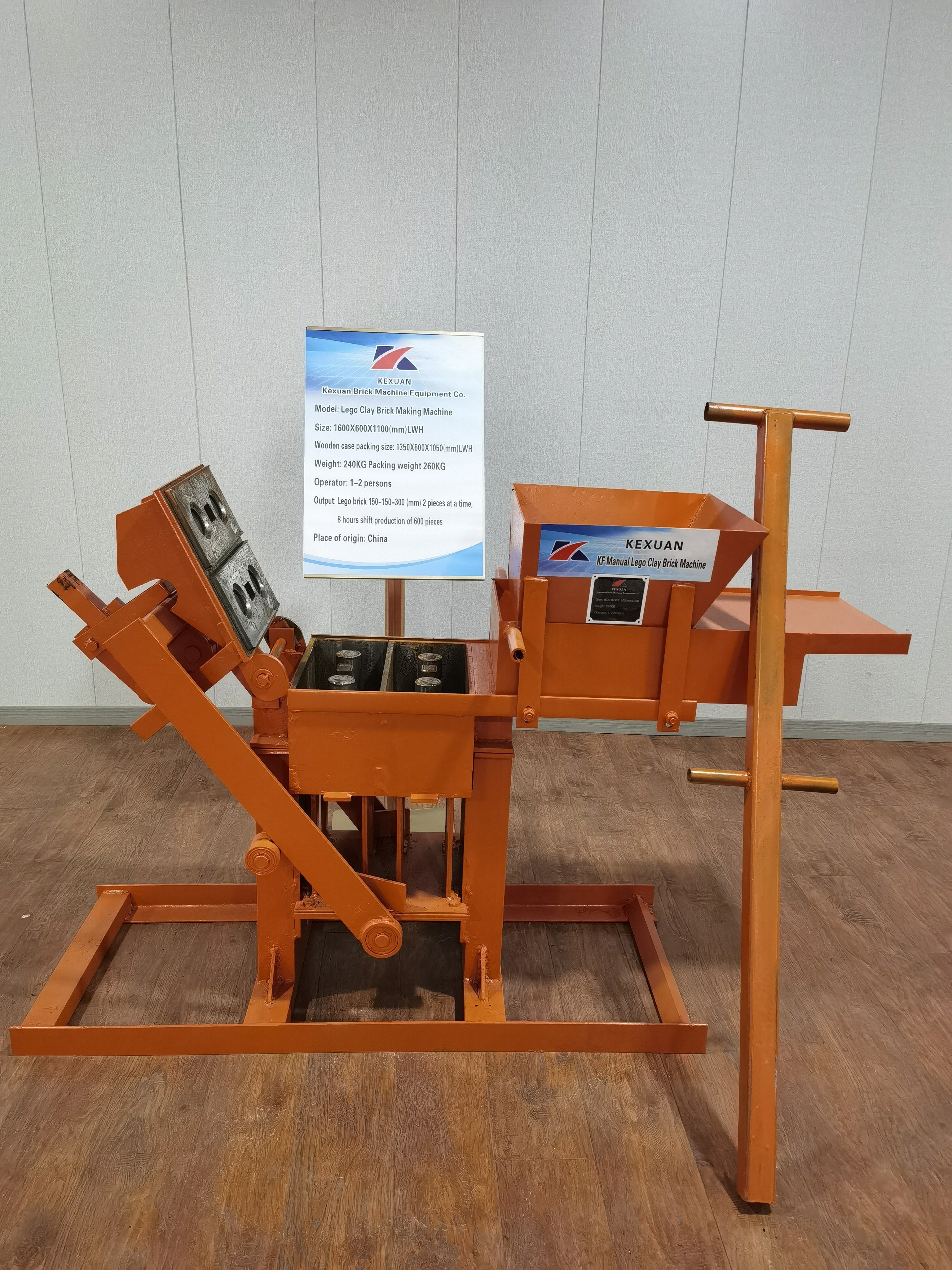 Hot selling Machinery Clay Brick Machine Manual Mud Brick Machine in Africa Countries