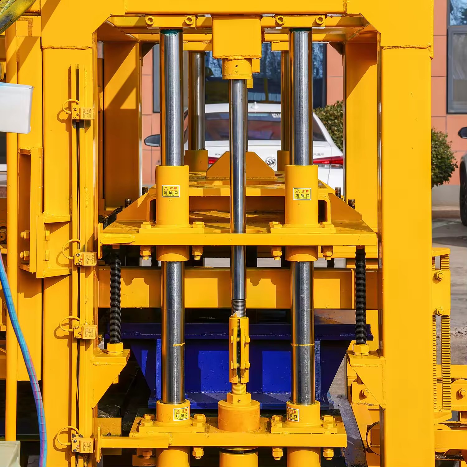 QT4-15 cement brick machine fully automatic cement block bricks making machine machine make cement