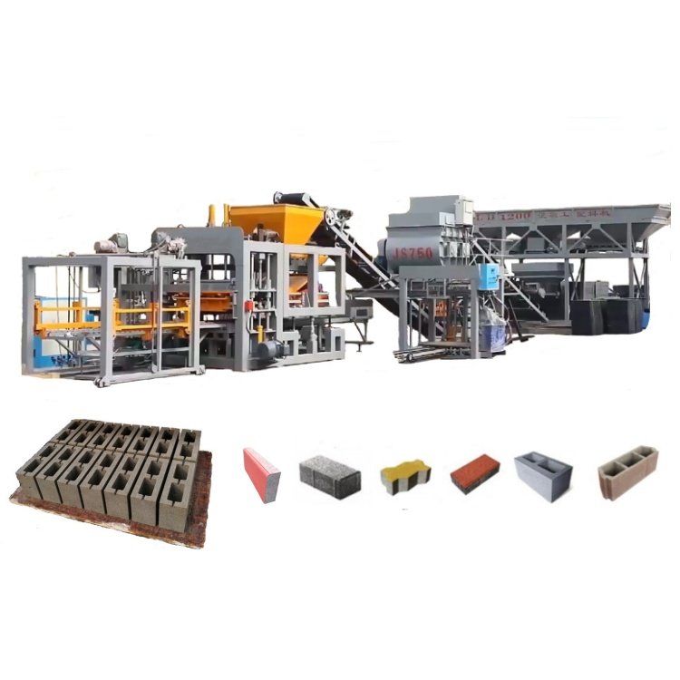Factory Directly Supply Automatic Brick Making Machine QT8-15 Hollow Block Brick Making Machine For Paving Road