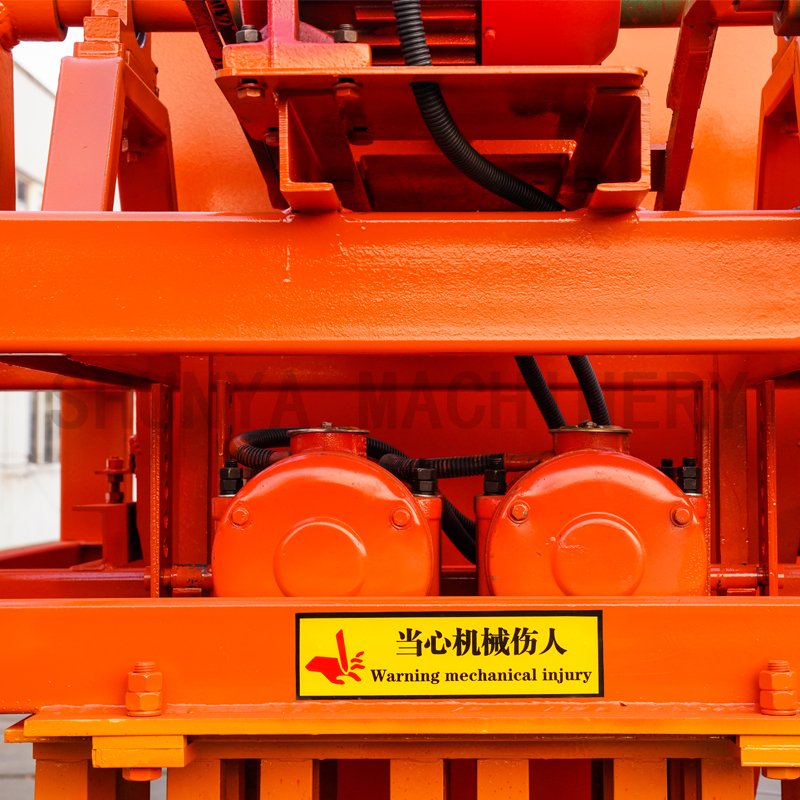 SHUNYA Semi-automatic QTJ4-26C mud brick making machine Brick Making Machinery