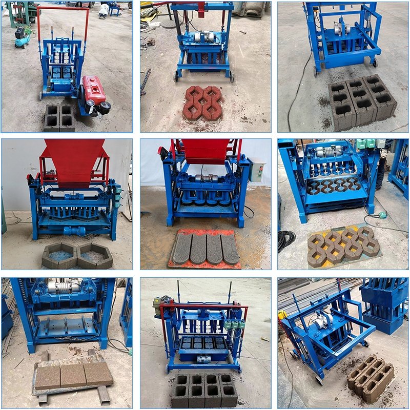 Automatic Hollow Sand Paving Laying Moulding Concrete Paver Block Cement Brick Making Machine Price