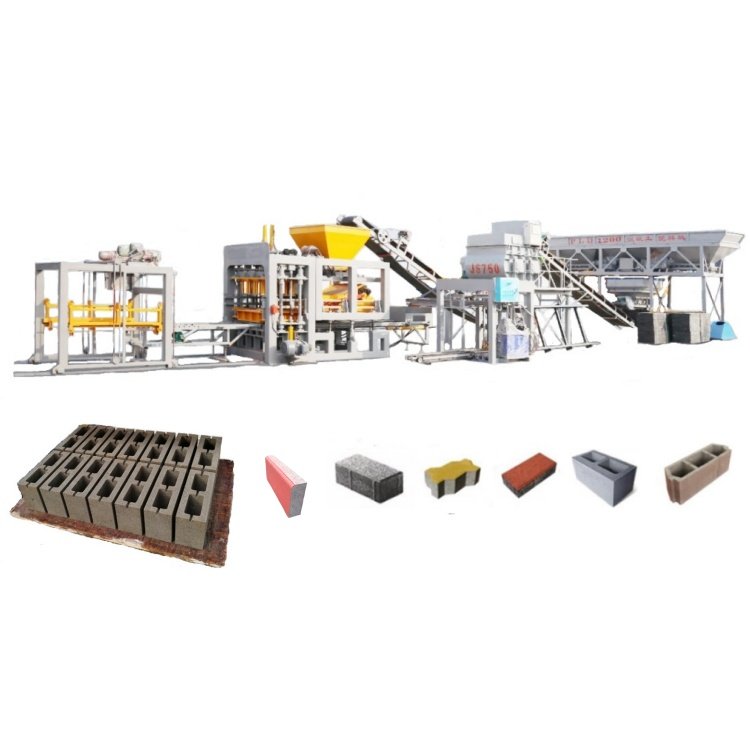Concrete Block Molds QT8-15 Cement Bricks Making Machine Lowest Price Brick Machine Making Automatic Production Line