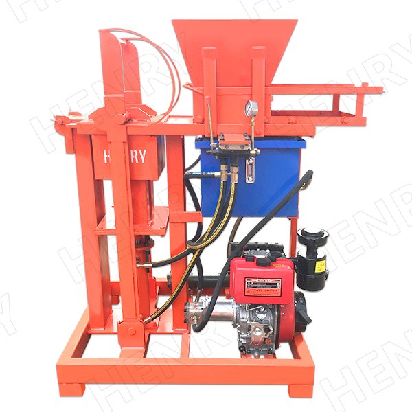 Hr2-25 Diesel Hydraform Brick Machine soil interlocking brick block making machine / manual compressed earth block machine