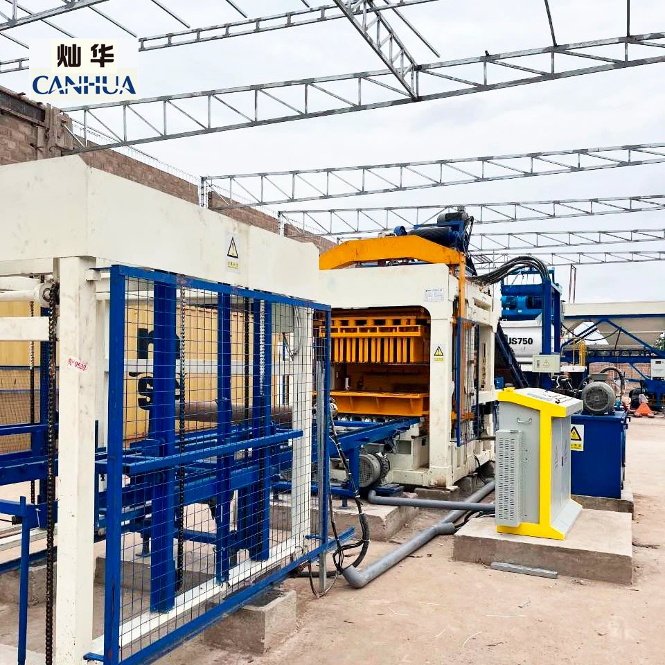 QT8-15 high pressure fully automatic hollow block brick making machine for construction