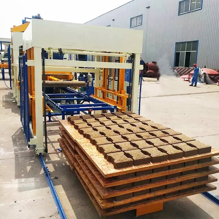 QT8-15 high pressure fully automatic hollow block brick making machine for construction